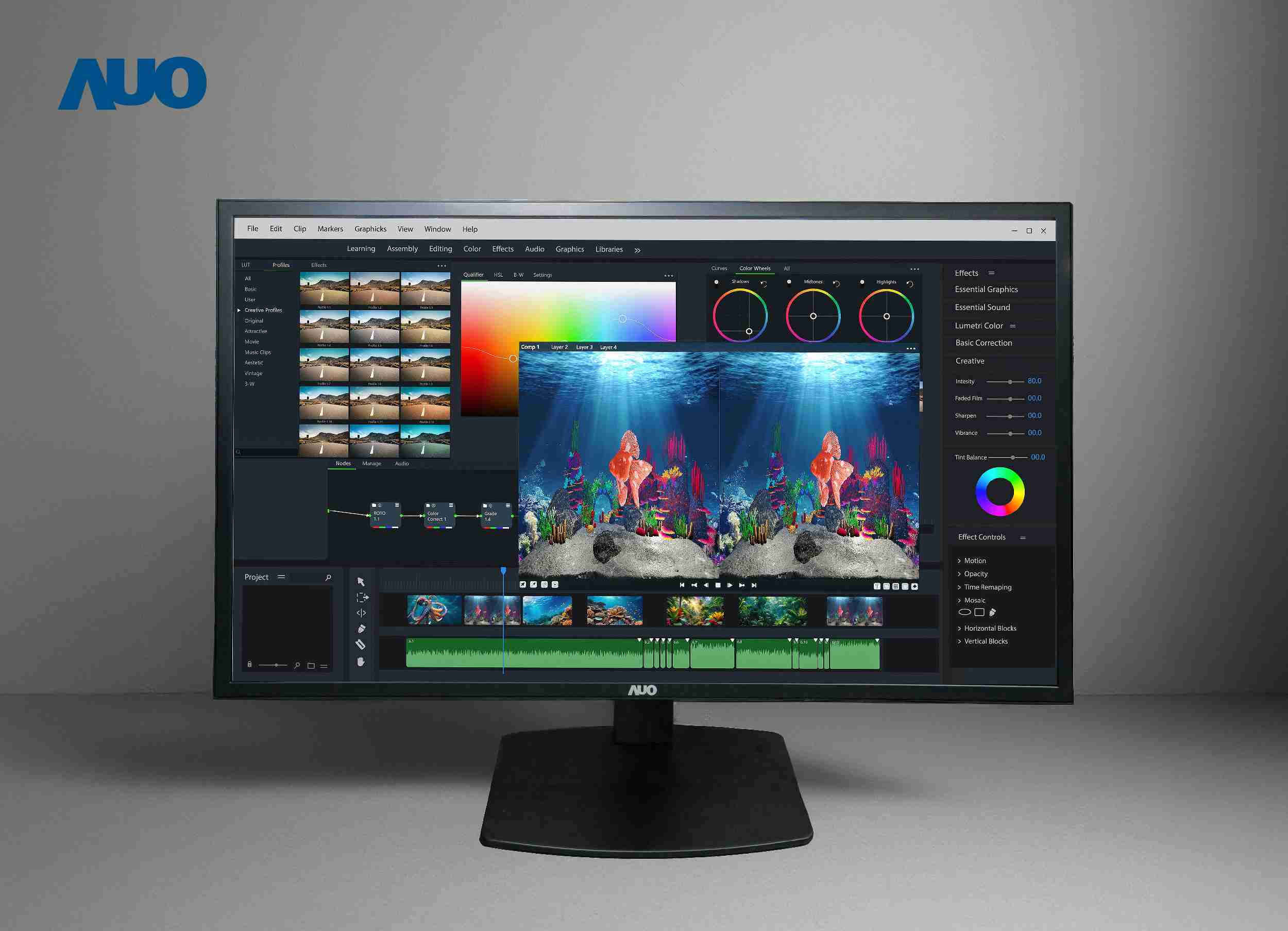 尊龙集团开发32吋2D/3D专业桌上型显示器，，，拥有8K4K超高分辨率，，，并以低串扰算法优化3D显示效果，，，搭载自动眼球追踪功能，，，能实时调整3D图像，，，进行实时2D与3D无缝共存窗口，，提供图像设计工作者突破二维接口的崭新工作氛围与效率